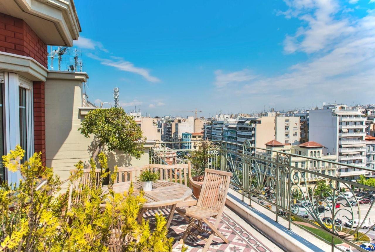 #Lighthouse Penthouse By Halu! Apts Apartment Tesalonika Bagian luar foto