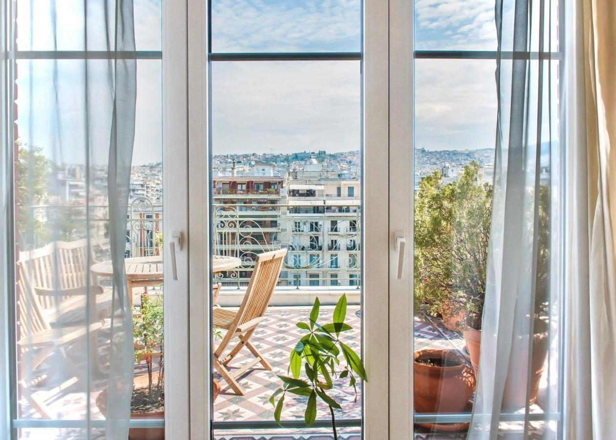 #Lighthouse Penthouse By Halu! Apts Apartment Tesalonika Bagian luar foto