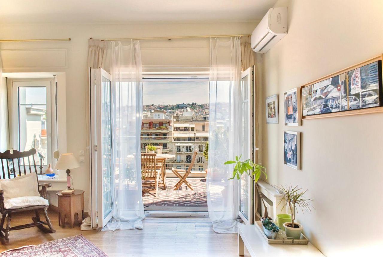 #Lighthouse Penthouse By Halu! Apts Apartment Tesalonika Bagian luar foto
